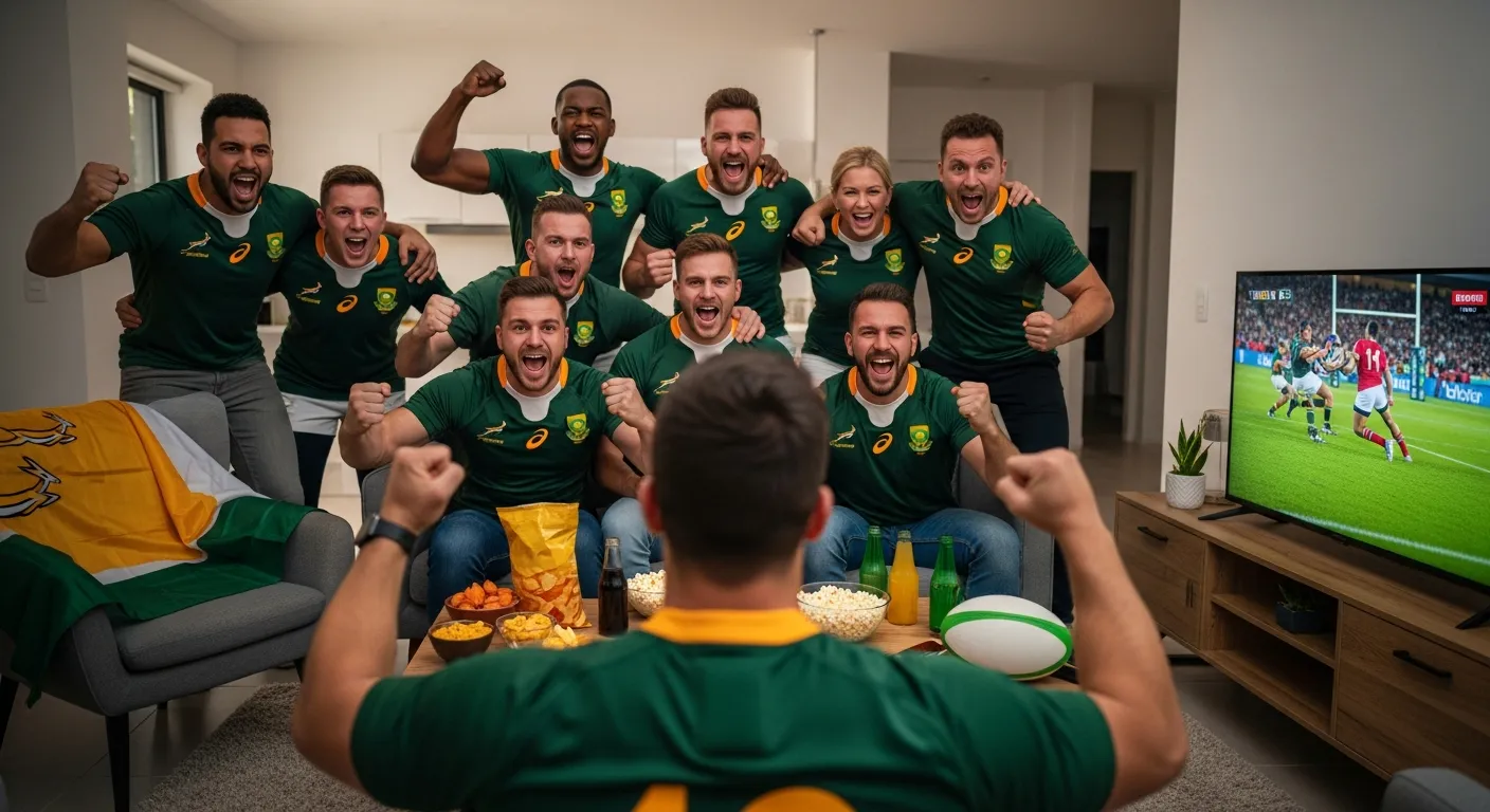 Watch Springbok rugby matches live on IPTV South Africa in 4K